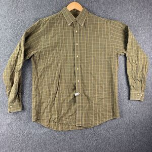 Viyella Wool Shirt Mens Large Plaid Button‎ Down Long Sleeve